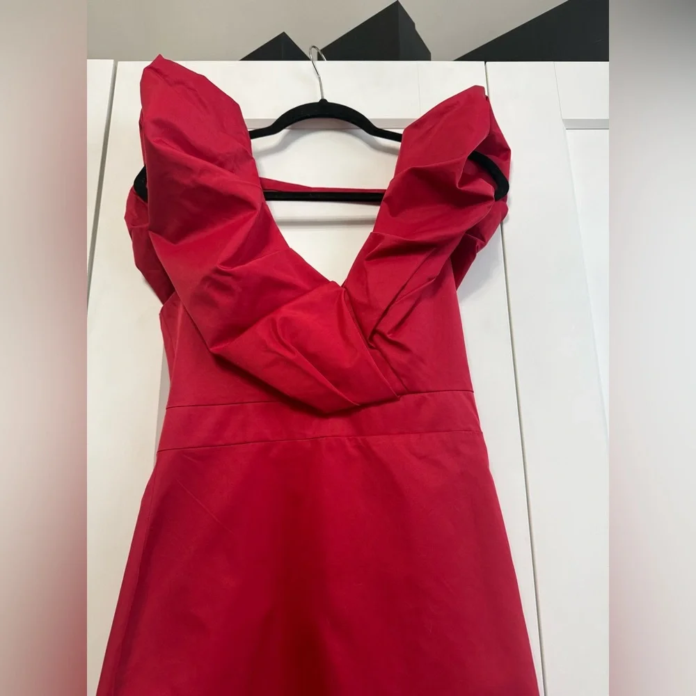 Do+Be Red Shoulder Ruffle Dress - Picture 4 of 7